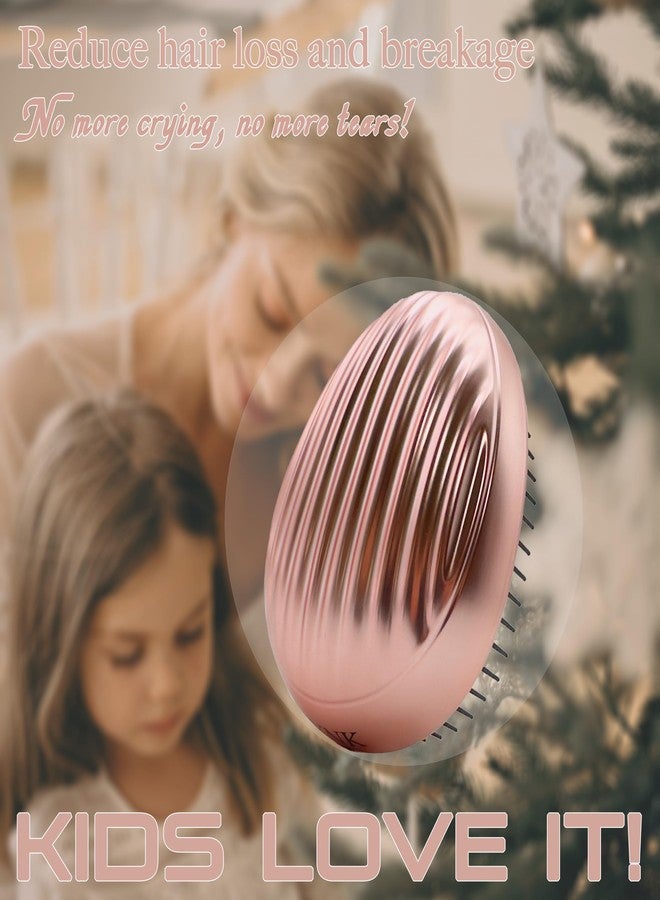 WYNK Matte Green Travel Hair Brush - Detangling & Scalp Care Brush for Women & Men, Portable Compact Hair Brush with Protective Cover, Nylon Bristles (Multiple Colors, Sophisticated Green) - Image 4